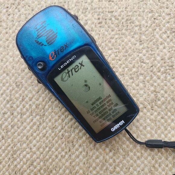 Garmin eTrex Legend GPS Blue Complete Handheld Hiking & Geocache Tested Works - Picture 7 of 7